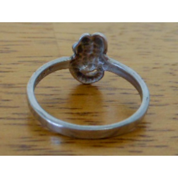 Vintage Sterling Swirl Knot Ring Size 7  Modernist - Picture 4 of 10